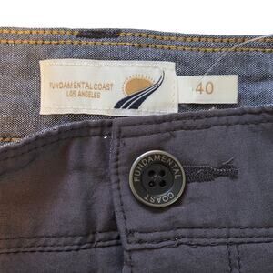 Fundamental Coast Sunset Shorts size 40, 9" inseam, NWT Dark Charcoal Gray